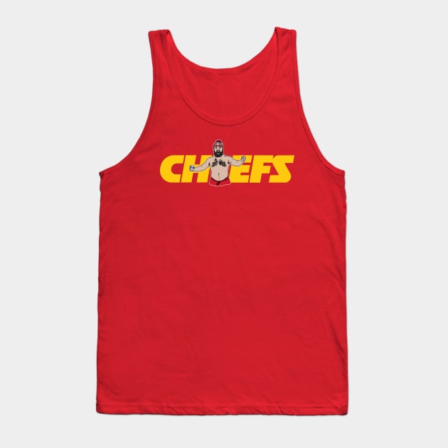 KELCE CHIEFS Tank Top by thedeuce
